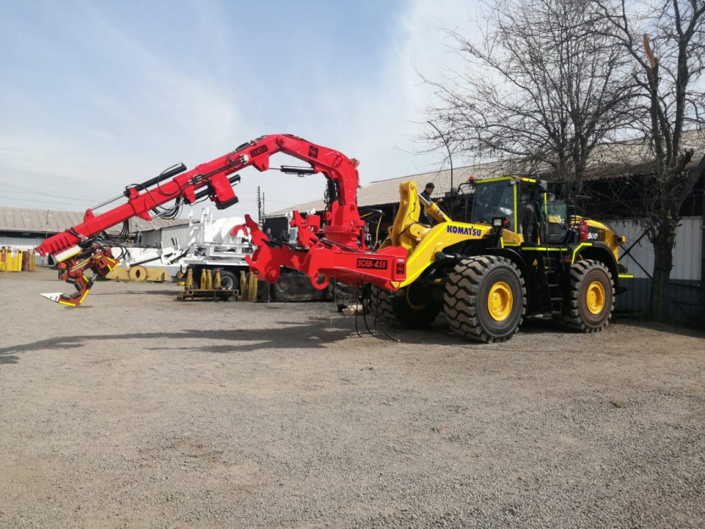 Entrega de Enrollador de Cable CB6500-SCRB450 a Mantoverde (Komatsu)